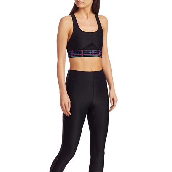 Terez Glitter Plaid Sports Bra sz S NWT - Picture 2 of 9